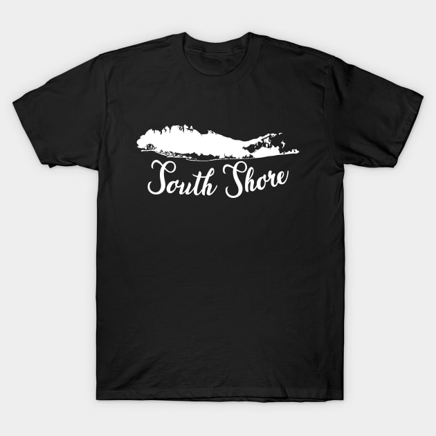 South Shore Script (Dark Colors) T-Shirt by Proud Town Tees